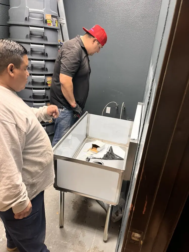 Commercial plumbing and sink installation in North Riverside